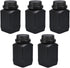16.9oz/5Pcs Plastic Lab Chemical Reagent Bottles, Square Sample Storage Container, Plastic Chemical Container Bottle with Anti-theft Cap, Wide Mou...