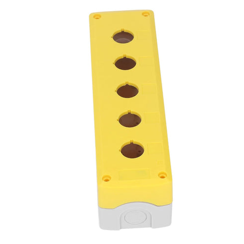 Hyuduo Push Button Box Control Station Case Switch Shell Waterproof Casing 5 Holes for Equipment......