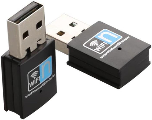 300Mbps USB WiFi Adapter, Wireless LAN Network Card Adapter Stick USB 2.0 Dongle for Desktop Laptop PC Windows 10 8 7 XP MAC OS (Plug-and-Play for...