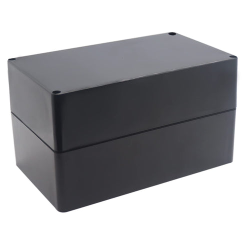 Watertight Junction Box, IP67 Waterproof Project Box Durable ABS Plastic Electronic Enclosure Case for DIY Electrical Project Black 7.87" x 4.72" ...