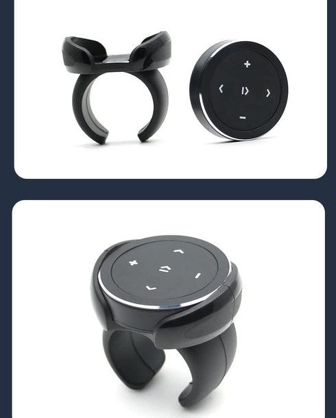 Wireless Bluetooth Media Button Remote Selfie Control Start Car Motorcycle Steering Wheel Music for iPhone Android iOS...