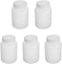 Bettomshin 5Pcs 500ml PE Plastic(Food Grade) Bottles, Wide Mouth Lab Reagent Bottle, Liquid/Solid Sample Seal Sample Storage Container with Gradua...