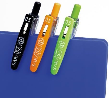 Zebra Sarasa Clip P-JJ15-R5 Gel Ballpoint Pen, 0.5, Red, 5 Pieces...