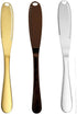 Stainless Steel Butter Spreader, Butter Knife - 3 in 1 Kitchen Gadgets (3 Set) 1 Gold, 1 Sliver, 1 Black...