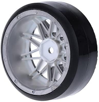 GoolRC 4PCS/Set 1/10 Drift Car Tires Hard Tyre Replacement for Traxxas HSP Tamiya HPI Kyosho On-Road Drifting Car...