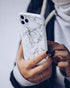 FELONY CASE iPhone 13 Pro Max Case - White Polished Marble iPhone Case - Wireless Charging Compatible - Anti-Scratch, 360° Shockproof Protective C...