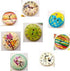 50 PCS 20MM 2-Hole Mixed Random Colorized Wooden Clock Style Buttons Used for DIY Craft and Sewing Scrapbooking...