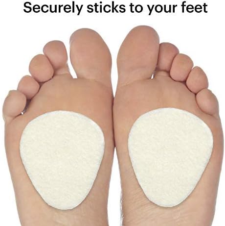 12-Pack Metatarsal Foot Pads for Pain Relief - 1/4” Thick, Ball of Foot Cushions for Women and Men, Forefoot and Sole Support, Metatarsalgia Morto...