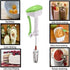 Maharaja Combo Of Manual Hand Blender, Whisk, Stainless Steel Masher, Spatula With Brush & 2 in 1 Strainer-Greater (Pack Of 6)...