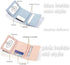 Women Wallet Cute Duck Rabbit Small Trifold Credit Card Case Organizer ID Window for Teen Girls (Blue Duck)...