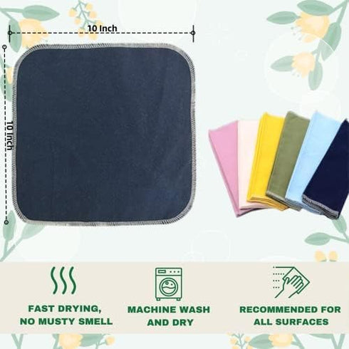 Reusable Paperless Paper Towels - Zero Waste Eco Friendly Washable Paper Towel,Lint Free Highly Absorbent Kitchen Cleaning Cloths,30 Pack Fast Dry...