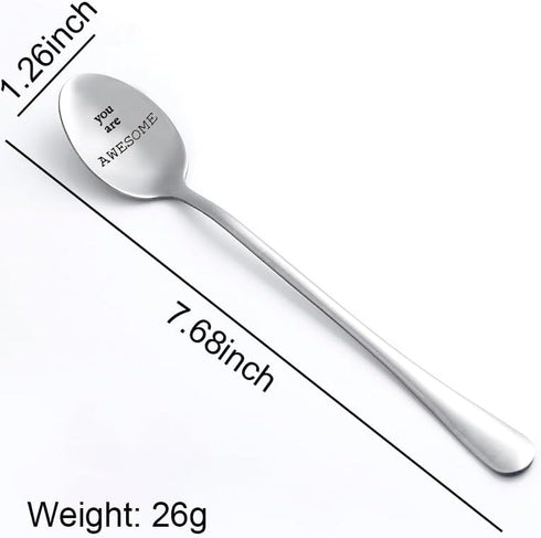 Inspirational Motivational Gifts for Women Men You are Awesome spoon Gifts for Daughhter Son Christmas Birthday Gifts for Best Friend Coworkers En...