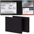 Samsill 2 Pack Car Registration and Insurance Holder, 5.25" x 4.75" Black Glove Box Organizer, Perfect for Multiple Vehicles...