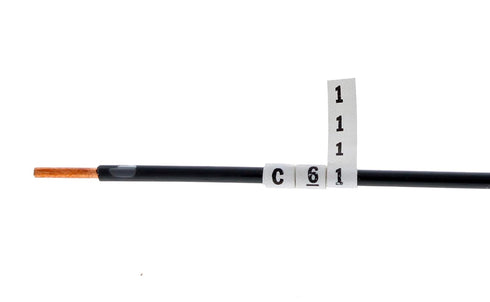 Ideal Industries 44-109 Plastic-Impregnated Cloth Self-Sticking Wire Marker Booklet 1/4 inch x 1-1/2 inch Legend...