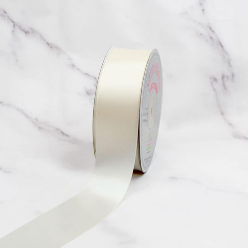 Creative Ideas Solid Satin Ribbon, 1-1/2-Inch by 50 Yard, Antique White, Solid...