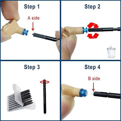 Hearing Aid Ear Wax Guard Filters Cerumen Stop Cleaning Tool Accessories for Phonak/Resound/Widex/Unitron/Jungle Care...