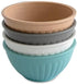 Nordic Ware Mini Prep and Serve Mixing Bowls Set, 4-Piece, Earth-Tones...