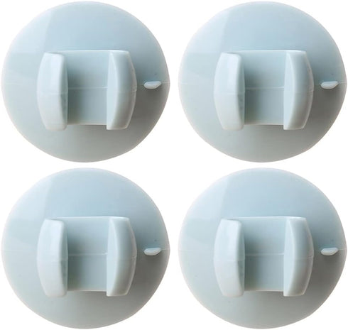 YARDWE 4Pcs Rice Cooker Spoon Holder Rice Spatula Suction Rack Spoon Storage Stand Kitchen Gadget for Rice Maker Cooker (Blue)...