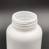 Othmro PE Plastic Lab Chemical Reagent Bottles 5pcs, 51ml/1.72oz Wide Mouth 28mmID Round Sample Liquid Storage Container Sealing Bottles White wit...