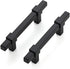 3 Pack Black Cabinet Handles - 3" Hole Center Cabinet Pulls Matte Black Drawer Pulls Cabinet Hardware Kitchen Handles for Cabinets...