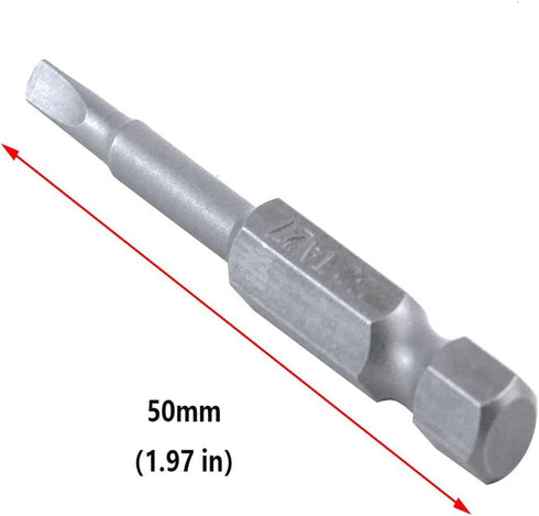 5 Pcs 50mm 1/4 Hex Shank Magnetic Triangle Head Impact Grade Advance Heat Treated S2 Steel TA1.8 TA2.0 TA2.3 TA2.7 TA3.0 Screwdriver Bits...