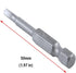 5 Pcs 50mm 1/4 Hex Shank Magnetic Triangle Head Impact Grade Advance Heat Treated S2 Steel TA1.8 TA2.0 TA2.3 TA2.7 TA3.0 Screwdriver Bits...