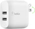 Belkin 24W Dual Port USB Wall Charger - Fast Charging for iPhone, iPad, Samsung & More - Charging Block for Power Bank, No Cable Included......