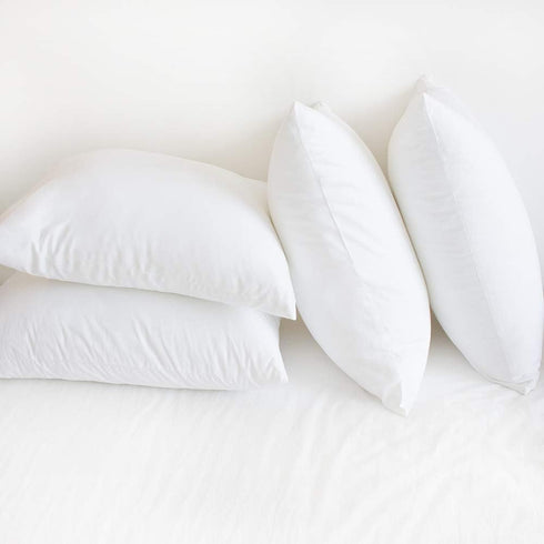 Sweet Forest 4Pack 100% Cotton Pillow Protectors, Standard Pillow Encasement Covers Cases with Zip -Breathable for Bed Pillows(20" x 26")...