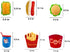 Dog Toys Squeaky Dog Toys,Interactive Dog Toys Dog Chew Toys Stuffed Dog Teething Toys for Large Medium Small Dog,Fast Food Dog Toys Squeaky Toys ...