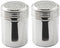 Great Credentials© Stainless Steel Versatile Dredge Shaker, Salt, Sugar, Shakers 10 Oz. Each Set of 2 (Without Handle)...