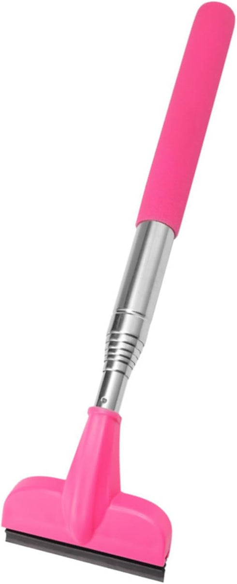 Car Window Mini Squeegee, Portable Tiny Car Side Mirror Squeegee Retractable Car Windshield Wiper to 39.5 in Windshield Squeegee for Car Windows U...