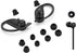 Compatible with Beats Flex Powerbeats Pro Ear Tips, 12 Pairs Double Flange L/M/S Replacement Silicone Ear Buds Earplug Gel Accessories for Compati...