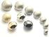 5pcs Shank Button for Sewing Accessories DIY Coat Clothes Decoration Metal Mushroom Bald Button for Craft Handmade (Golden, 15mm)...