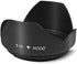 58mm Digital Tulip Flower Lens Hood for Canon Rebel T5, T6, T6i, T7i, T8i, EOS 80D, EOS 90D, EOS 77D, SL3 Cameras with Canon EF-S 18-55mm IS STM L...