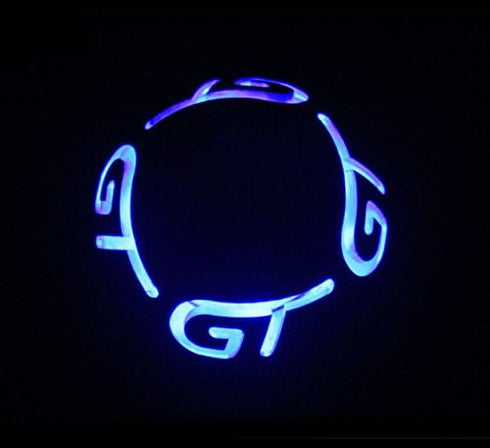 TESWNE Blue LED Light Motorsport Manual Stick Shift Knob,Gear Stick Shift Head,Gear Shift Knob...