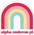 Alpha Omicron Pi - Rainbow Air Freshener - 2/Pack - Flowers & Sunshine Scent...