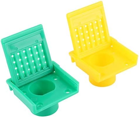 Garosa Beehive Ventilation Opening Window Bee Nest Door Entrance Disc Round Bee Hive Entrance Gate Yellow Beekeeping Tool Equipment for Beekeepers...