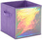 Heritage Kids Holographic Collapsible Storage Cube, 10"x10", Purple...