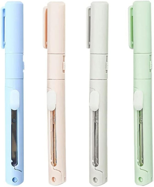 Ceramic Creative Paper-Cutting Art Tool School Office Supplies Stationery DIY Folding Scissors 4PCS...