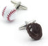 3D Baseball Cufflinks Gloves and Ball Cuff Links Sports Gemelos...