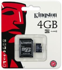 Kingston 4 GB microSDHC Class 4 Flash Memory Card SDC4/4GB...
