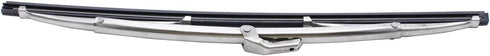 1 Pair SHLPDFM 12" Polished Stainless Steel Front Windshield Wiper Blades worked with the curved arms and the straight arms...