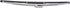 1 Pair SHLPDFM 12" Polished Stainless Steel Front Windshield Wiper Blades worked with the curved arms and the straight arms...