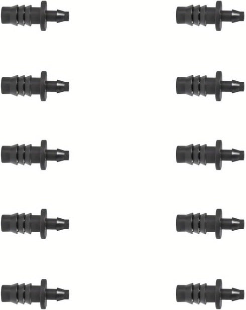 10PCS Drip Irrigation Fittings 1/4" To 5/16 Inch Barbed Reducing Couplings Drip Irrigation Fittings Drip Line Connectors For 1/4Inch And 5/16Inch ...