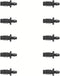 10PCS Drip Irrigation Fittings 1/4" To 5/16 Inch Barbed Reducing Couplings Drip Irrigation Fittings Drip Line Connectors For 1/4Inch And 5/16Inch ...