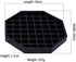 Drip Trays 6" Coffee Countertop Octagon Drip Tray Black Plastic Coffee Drip Tray With Honeycomb Grid, Pack of 2 (2 Pcs 6")...