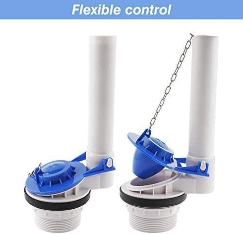 2PCS Universal Toilet Flapper 2 Inch, Toilet Flapper Replacement for American Standard Toilets, Toilet Tank Repair Kit Rubber Flapper Replacement ...