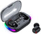 BD&M Wireless Earbuds, HiFi Digital LED Display Stereo Gaming Earbuds Bluetooth Headphones, TWS Wireless Earphones in-Ear Ear Buds, for Gaming, Wo...