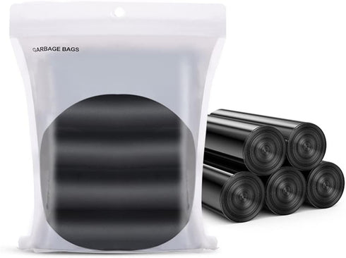 Trash Bags, 4 Gallon Small Trash Bag Kitchen Black Garbage Bags for Bedroom Office Bathroom, 4 Gal Small Trash Can Liners with Handles,100 Count...