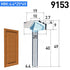 HUHAO 1/4 Inch Shank Router Bit Woodworking Cutter Tool for Door Window (NO.9153; 1/4*25)...